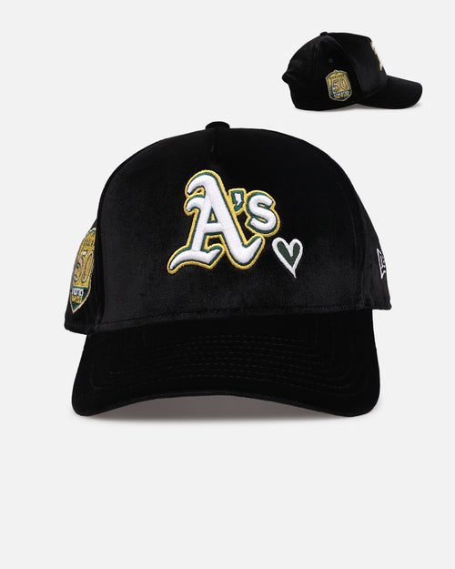 New Era Oakland Athletics 'Velvet Hearts' 9FORTY A-Frame Snapback Black