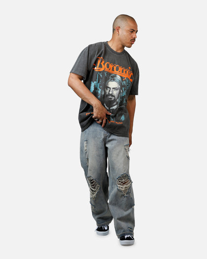 73Studio X Lord Of The Rings Boromir Heavyweight T-Shirt Black Wash