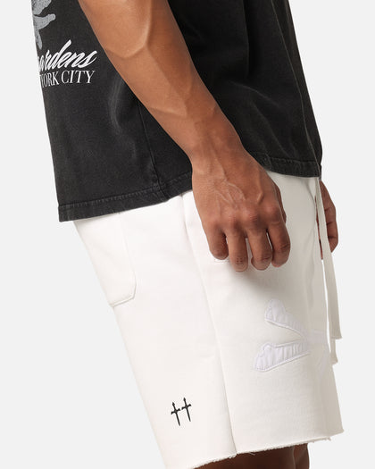 Saint Morta Bxnes Sweat Shorts Off White