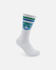 Foot-ies New Zealand Warriors Crew Socks 2 Pack White/Blue