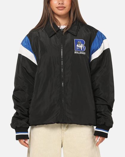 Bleacher Athletic Canterbury-Bankstown Bulldogs NRL Legacy Baseball Jacket Black