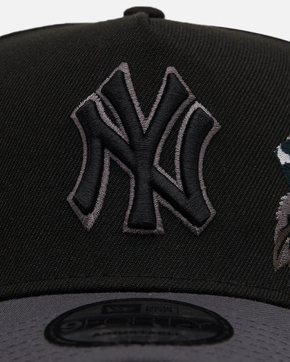 New Era New York Yankees 'Stealth Roses' 9FORTY A-Frame Snapback Black