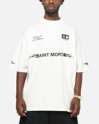 Saint Morta Speed Racing Boxy T-Shirt Off White