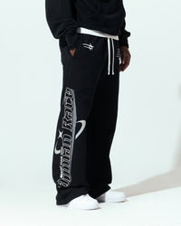 Loiter Runaway Track Pants Black
