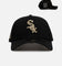 New Era Chicago White Sox 'Raised Metallic Chainstitch' 9FORTY A-Frame Snapback Black