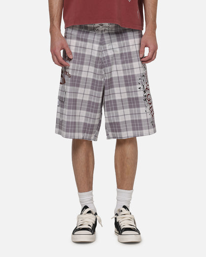 Worship Catharsis Long Boardshorts Light Grey