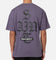 Saint Morta Gothic Stack T-Shirt Purple