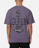 Saint Morta Gothic Stack T-Shirt Purple