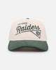 New Era Las Vegas Raiders 'Heritage Golf' Pre-Curved Golfer Snapback Chrome White