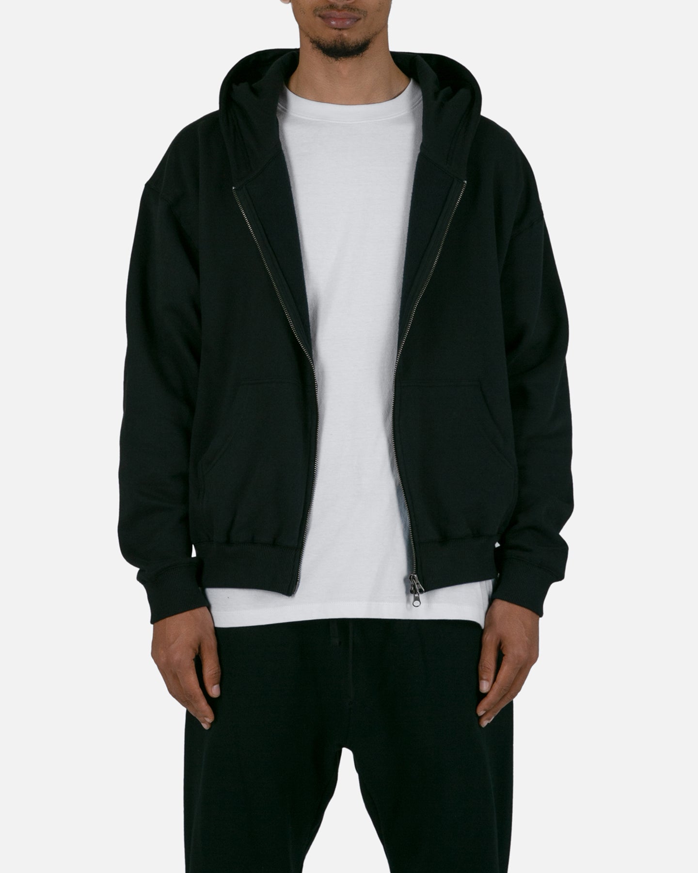 MNML Basic Zip Up Hoodie Black | Culture Kings US