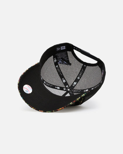 New Era Chicago White Sox 'Black Floral Tapestry' 9FORTY A-Frame Trucker Snapback Tapestry