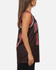 Mitchell & Ness Chicago Bulls Luc Longley 1995 Pinstripe Jersey Black