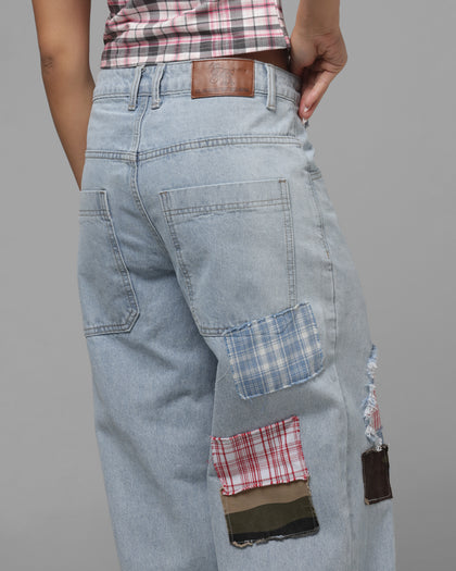 Loiter Patchwork Jeans Denim