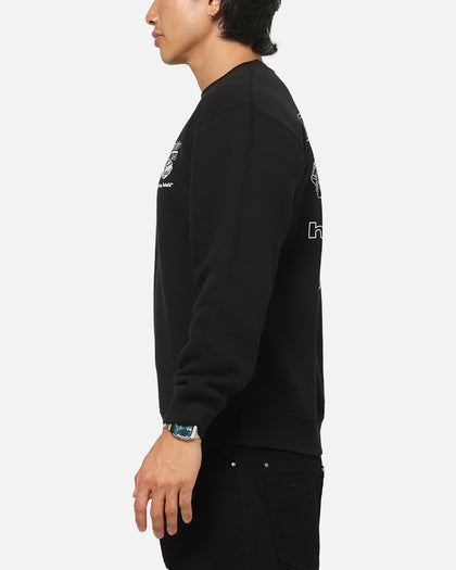 Huf X Greddy Retro Mod Crewneck Black
