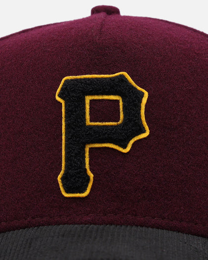 New Era Pittsburgh Pirates 'Large Chenille' 9FORTY A-Frame Snapback Maroon
