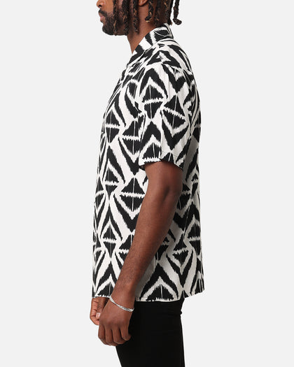 XXIII Aztec Button Up Shirt Black/White
