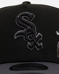 New Era Chicago White Sox 'Stealth Roses' 9FORTY A-Frame Snapback Black