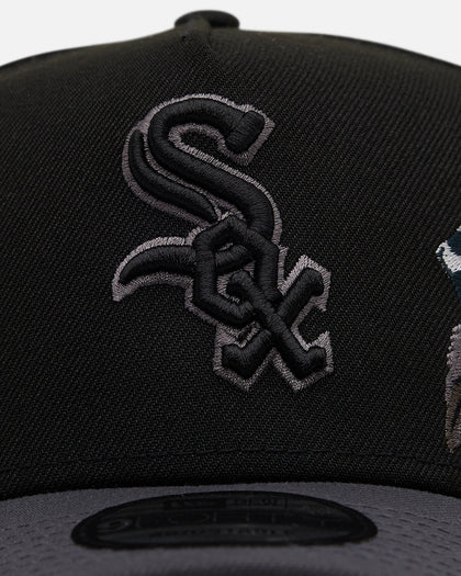 New Era Chicago White Sox 'Stealth Roses' 9FORTY A-Frame Snapback Black