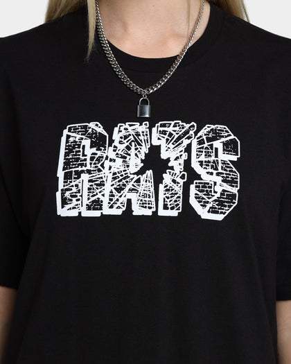 Rats Get Fat Brick T-Shirt Black