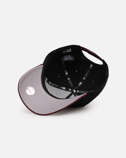 New Era Los Angeles Angels 'Burgundy Hearts' 9FORTY A-Frame Snapback Black/Maroon