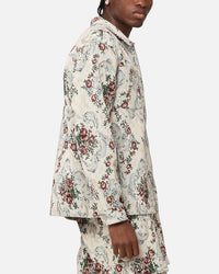 XXIII Floral Jacquard Jacket White Antique