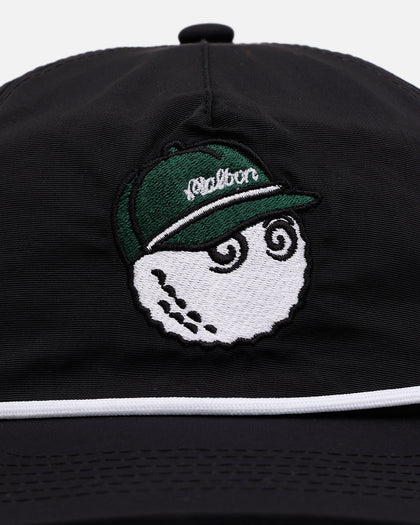 Malbon Nylon Structured Rope Snapback Black/White