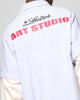 Loiter Art Studio Work Shirt Blue Stripe
