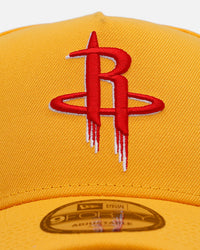 New Era Houston Rockets 'Sunshine' 9FORTY A-Frame Snapback Canary