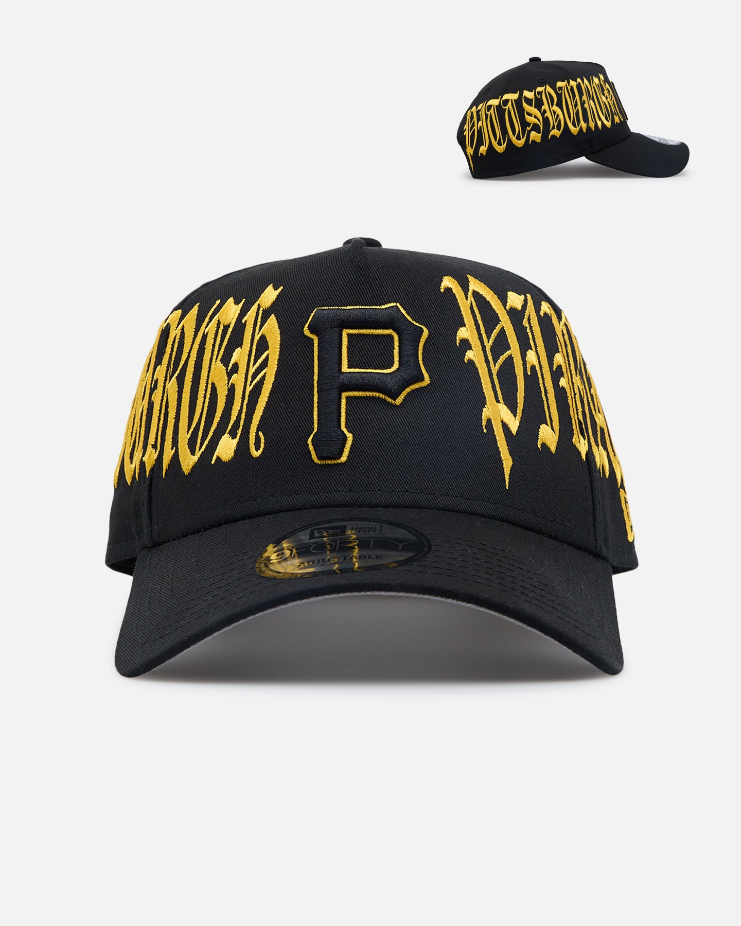 New Era Pittsburgh Pirates 'Goth Script' 9FORTY A-Frame Snapback