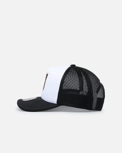 Mitchell & Ness Vegas Golden Knights Logo Foam Trucker Snapback Black/White