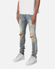 MNML X560 Skinny Glitter Denim Jeans Blue