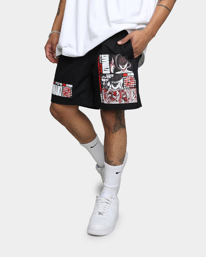 Goat Crew X Uzumaki Shorts Black