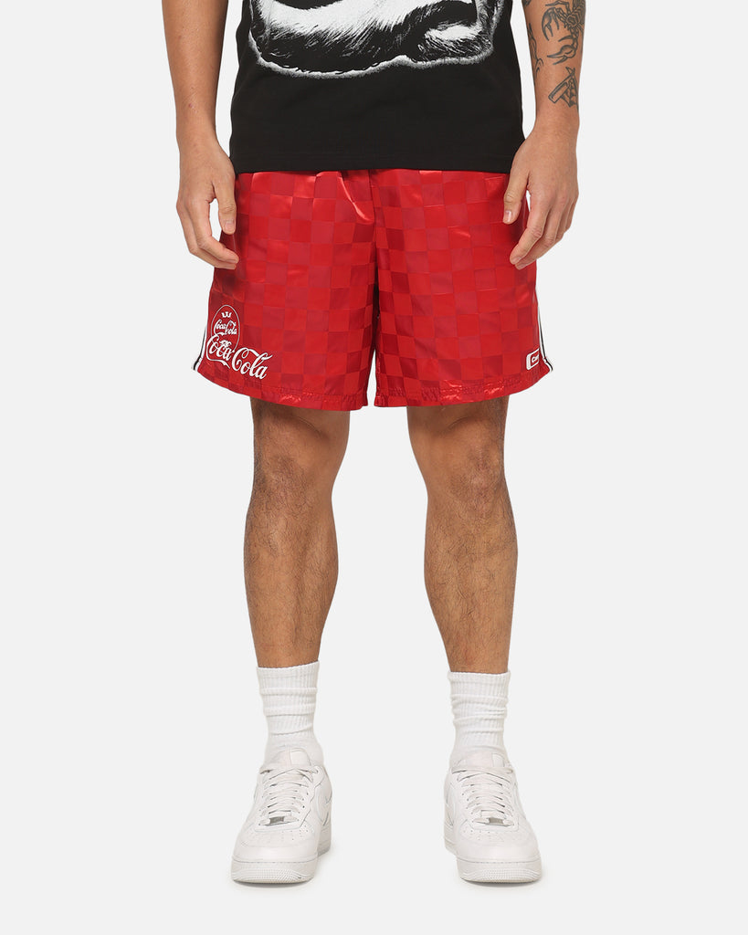 Carre Carré X Coca Cola Legacy Checker Shorts Red | Culture Kings US