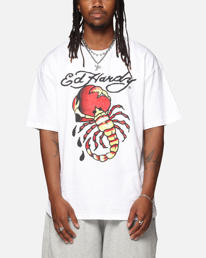 Ed Hardy Scorpion T-Shirt White