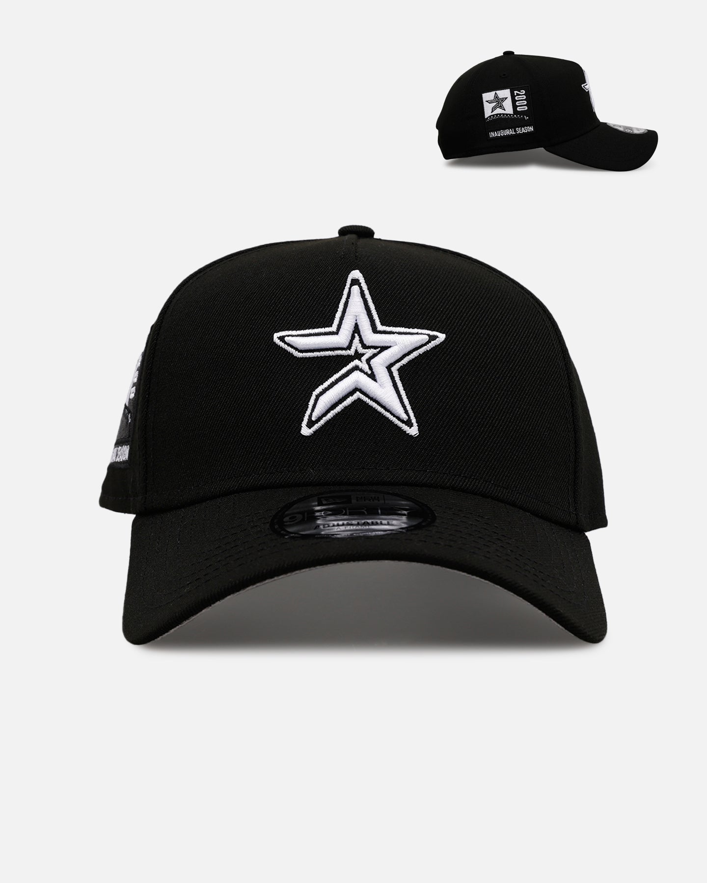 ニューエラ ヒューストンアストロズ 9forty A-FRAME ブラックカラー New Era Houston Astros 'Black And White' 9FORTY A-Frame Snapback