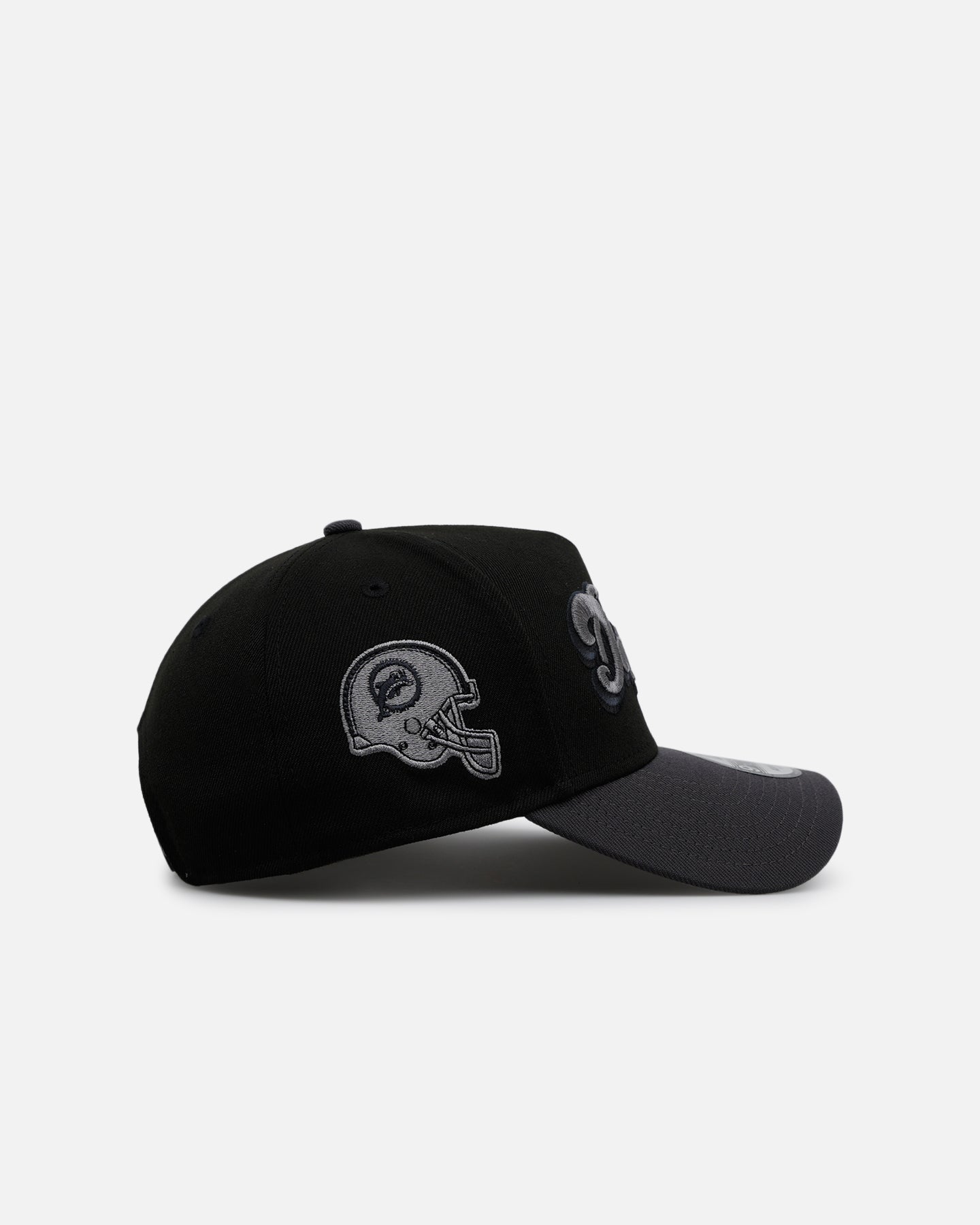 New Era Miami Dolphins 'Stealth' 9FORTY A-Frame Snapback Black