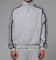 Loiter Hybrid Track Quarter Zip Grey Marle