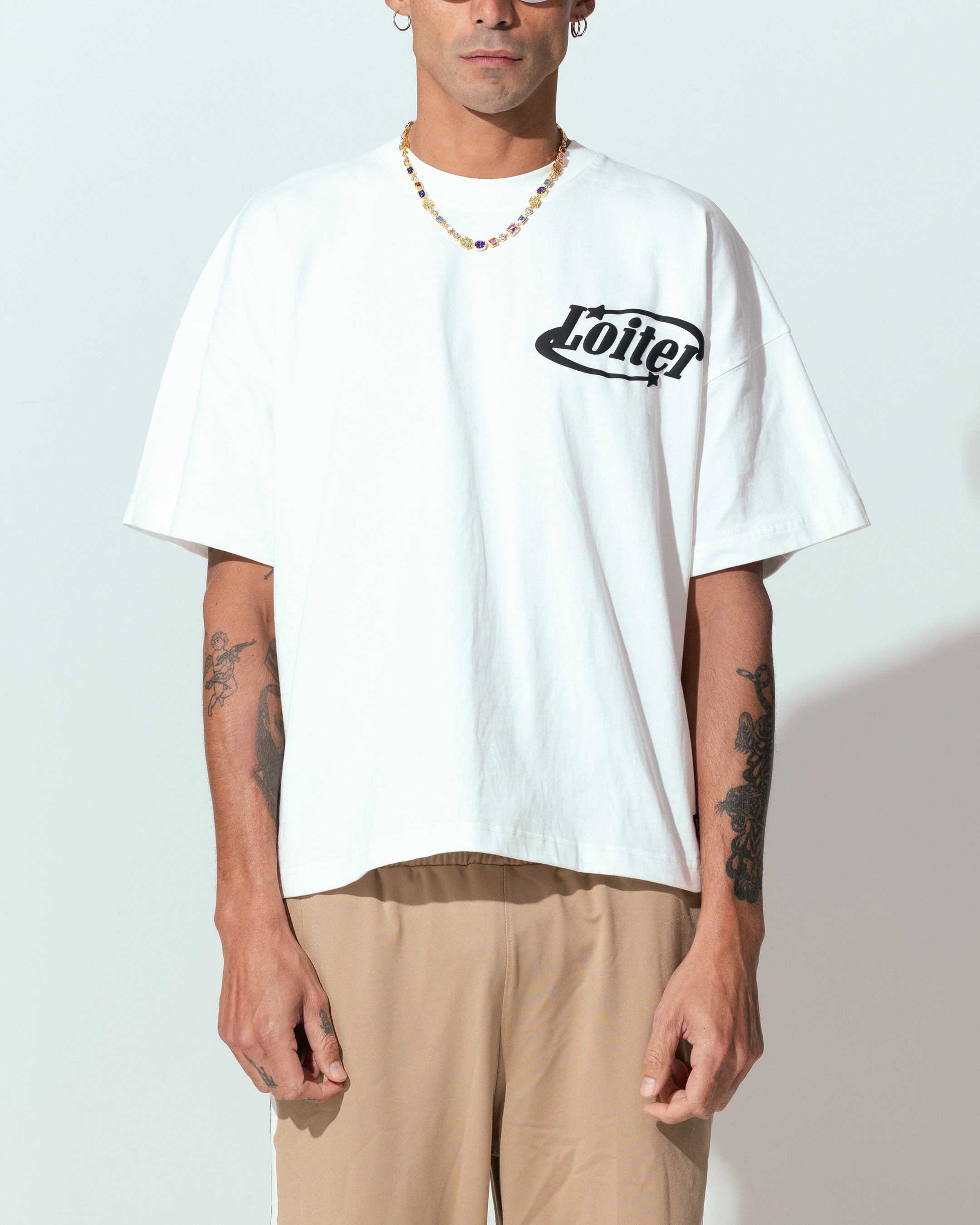 Loiter Repressed Box T-Shirt Off White | Culture Kings US
