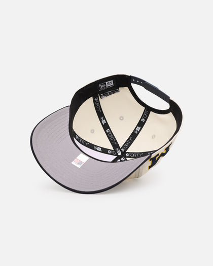New Era Michigan Wolverines 'Vintage Arch Logo' 9FORTY A-Frame Snapback Official Team Colors