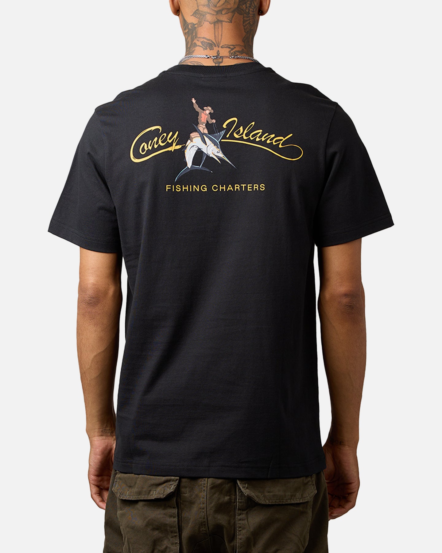 Coney Island Picnic Fishing T-Shirt Black | Culture Kings US