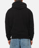 S Double Cursive Zip Hoodie Black