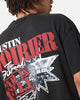 UFC By Culture Kings Dustin Poirier Paid In Full Vintage T-Shirt Black Acidwash