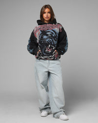 Loiter Panther Airbrush Hoodie Black