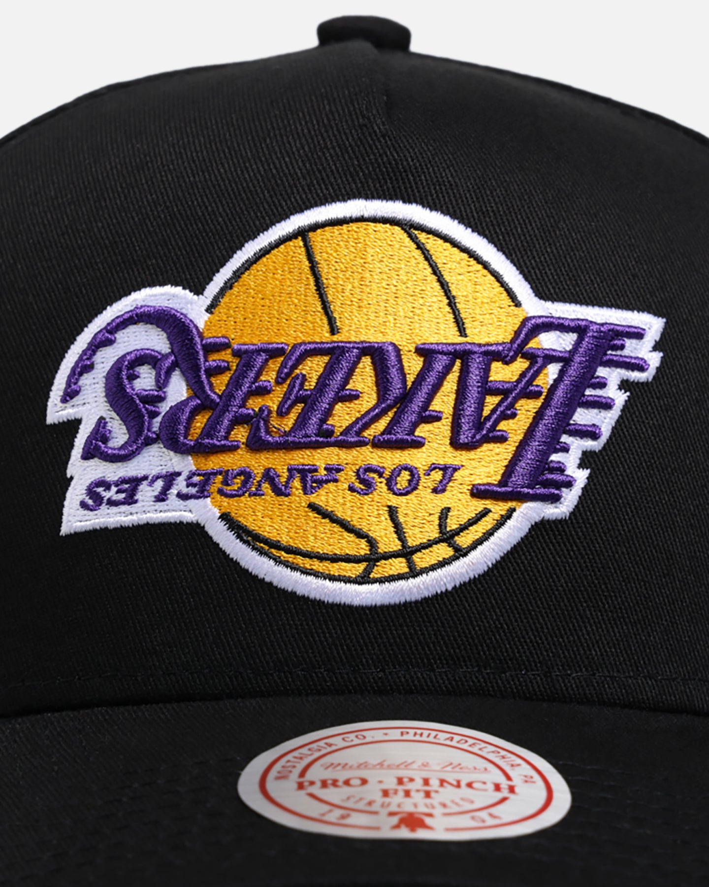 hiropon31　Mitchell & Ness レイカーズ Mitchell & Ness Los Angeles Lakers 'Upside Down Logo' Pro Pinch