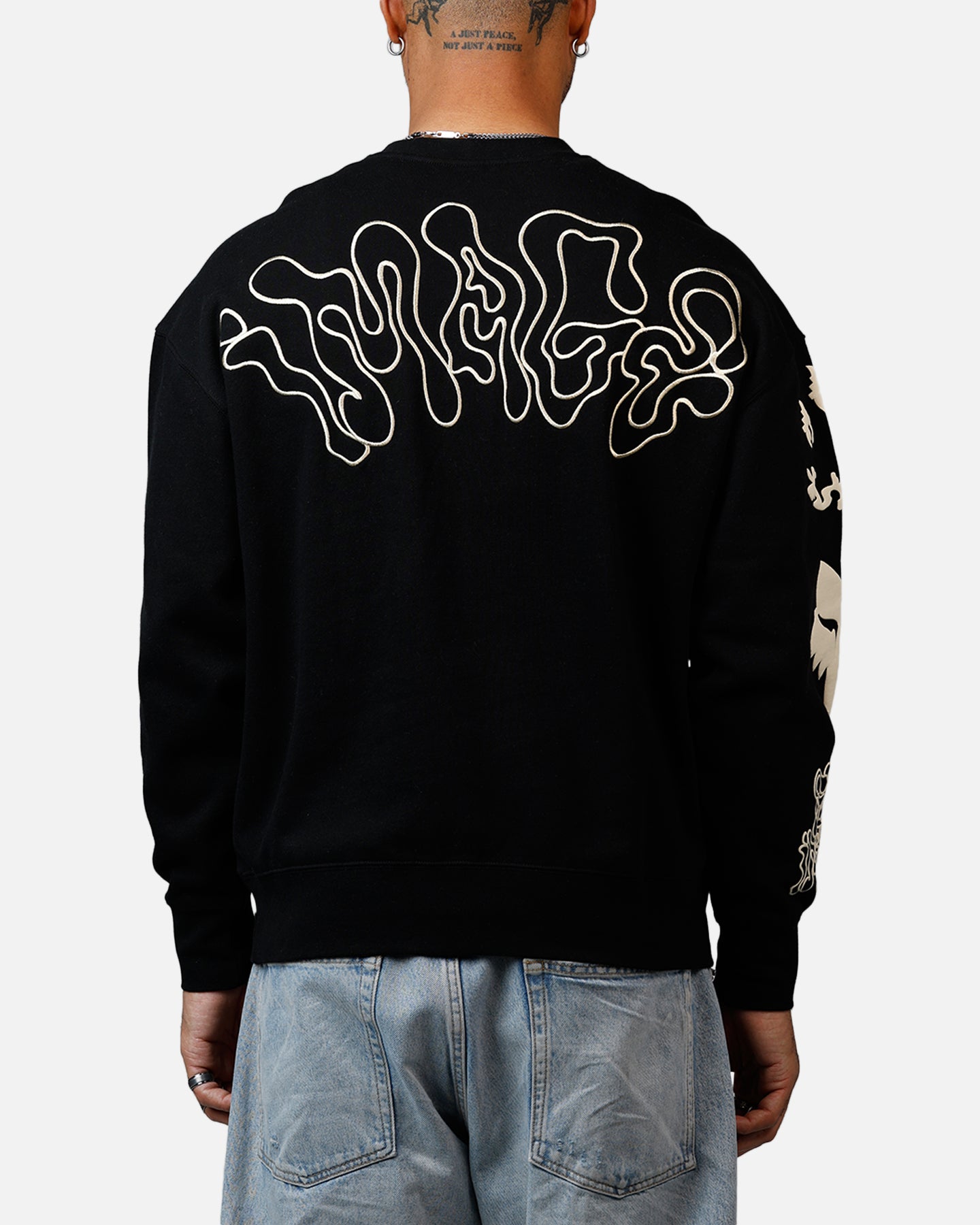 Fox Racing Hello Future Oversized Crewneck Black | Culture Kings US