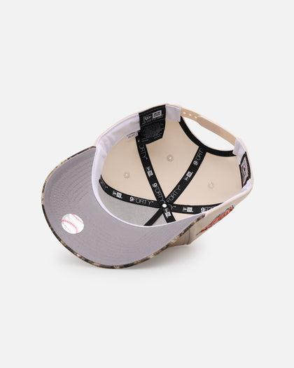 New Era Detroit Tigers 'Realtree Visor' 9FORTY A-Frame Snapback Cream/Camo