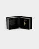 NXS Mini Cross Earring Gold