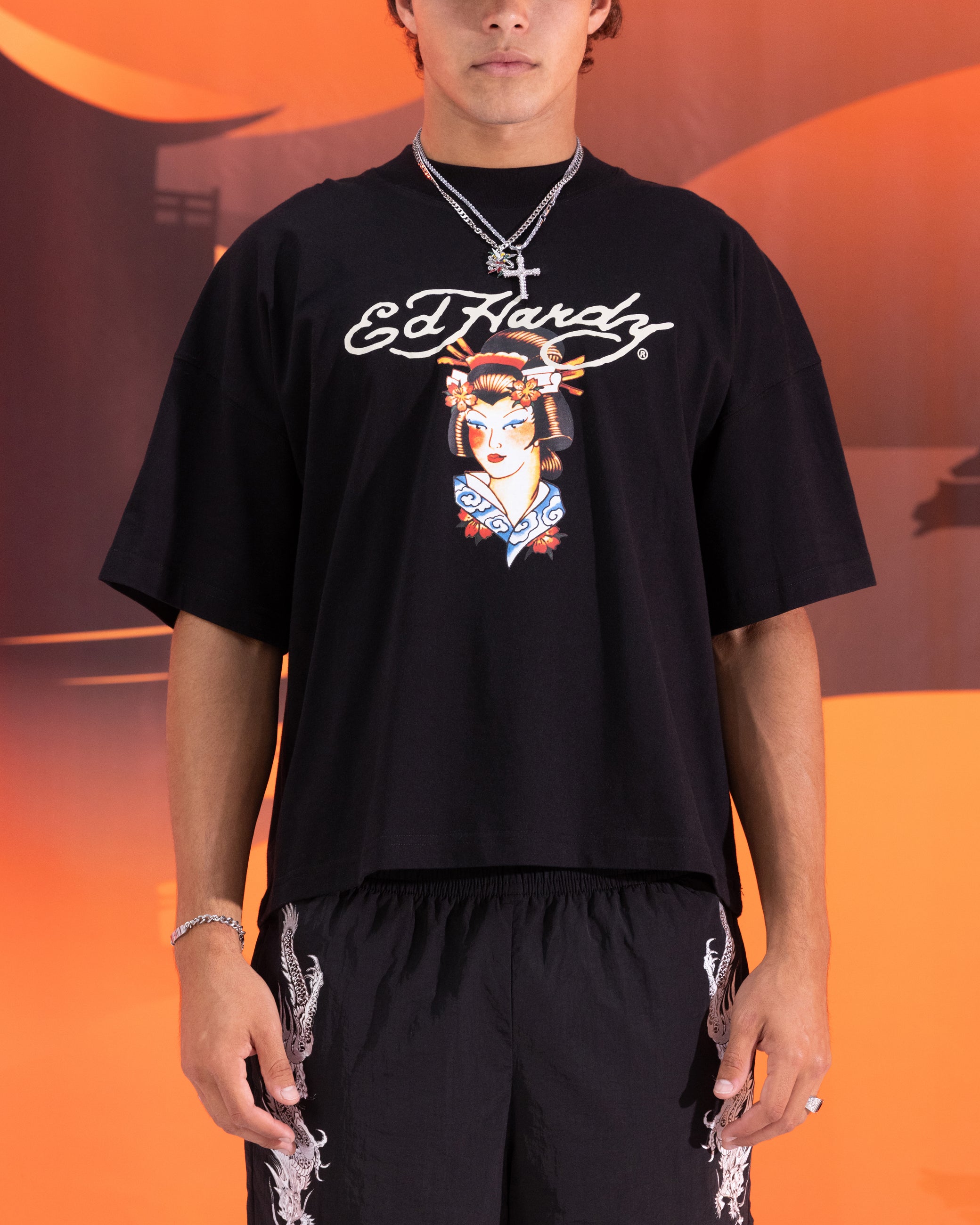 Ed Hardy Geisha T-Shirt Black | Culture Kings US