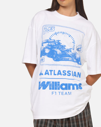 Culture Kings X Atlassian Williams F1 Team Heavy T-Shirt White