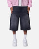 MNML Ultra Baggy Carpenter Shorts Washed Black